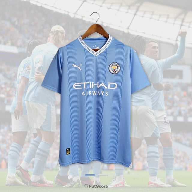 Camisola Principal Manchester City 2023/24