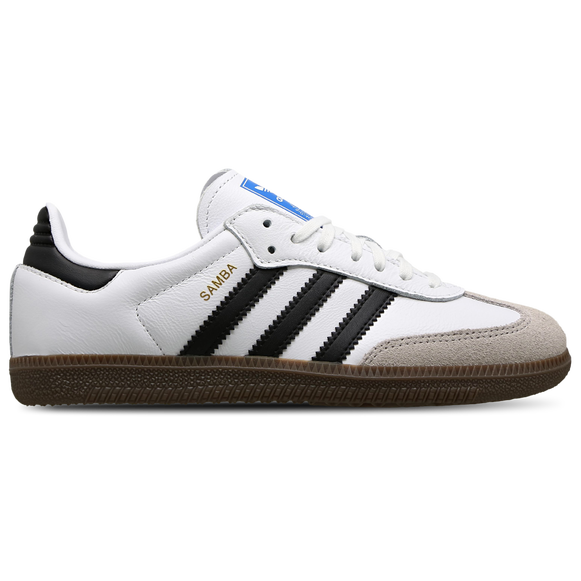 White Adidas Samba Trainers