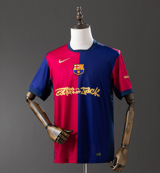 Camisola Edição Especial Barcelona & Cactus Jack de Travis Scott 25/26