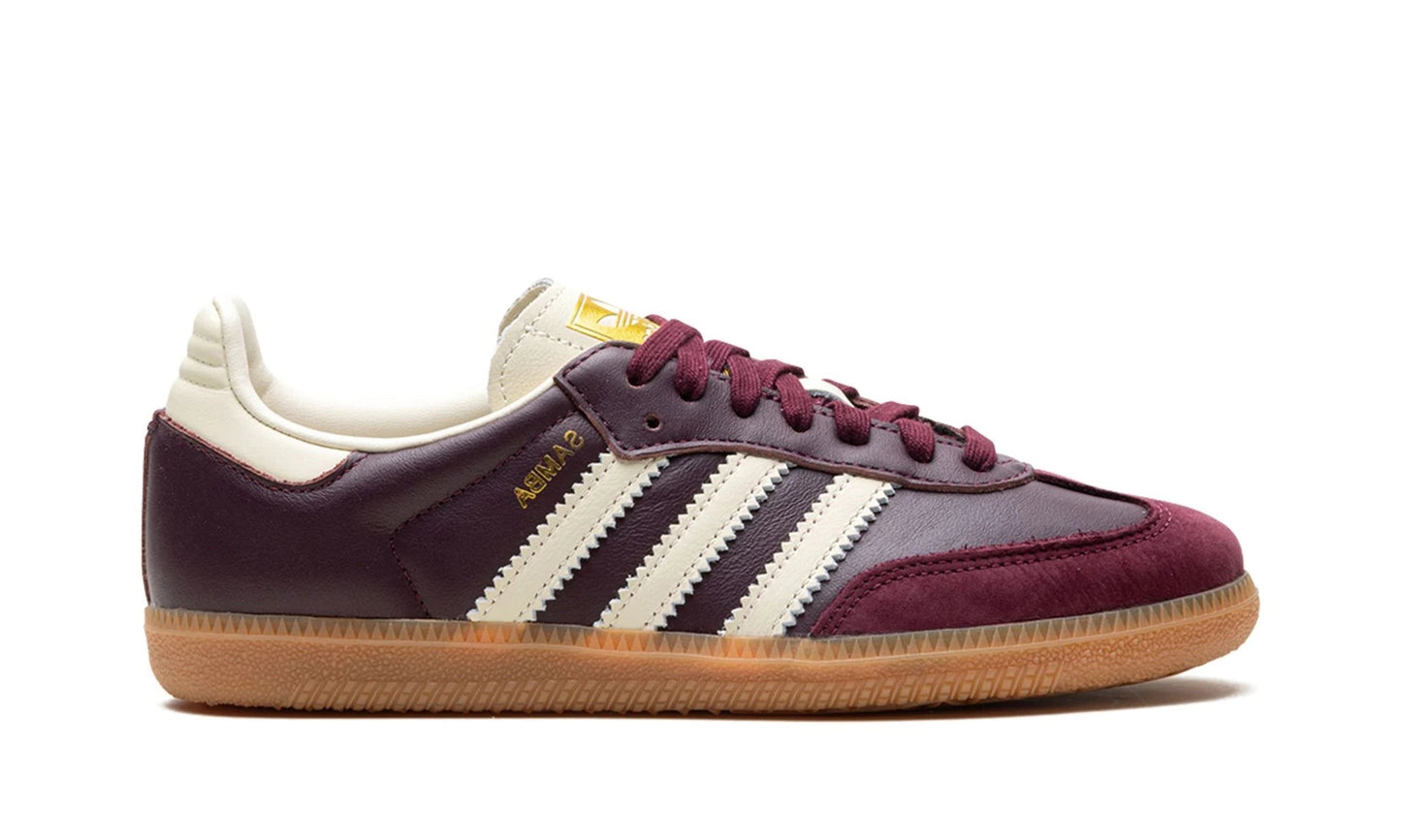 Adidas Samba Brown Trainers (Metallic Gold)