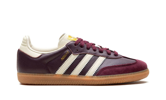 Adidas Samba Brown Trainers (Metallic Gold)